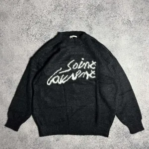 З БІРКАМИ Свитер Saint Laurent кофта сан ларан / S M L XL