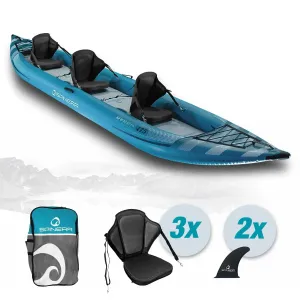 Каяк Spinera Hybris 475 3 місця ДРОПСТІЧ Dropstich Drop Stitch Premium КАЯК Kayak Molveno Каное Байдарка SUP САП лодка надувна надувний для річки озер