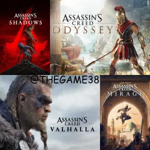 Assassin's Creed Shadows Mirage Black Flag Recynced Valhalla Odyssey PS4 PS5 ПС4 ПС5 ігри