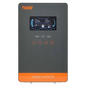 Гібридний інвертор Powmr POW-HVM4.5K-24V-P, 24 В, 4500 Вт (безперебійник, UPS, ДБЖ)