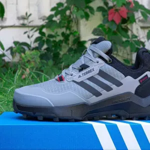 Кросівки зимові Adidas Terrex Gore-Tex Grey/Black premium | Кроссовки Адидас чоловічі