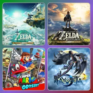 Игры Nintendo Switch Навсегда | 2 ЗЕЛЬДЫ+MARIO ODYSSEY+MARIO KART 8