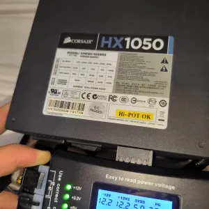 Corsair HX1050 1050W (CMPSU-1050HX) 80 PLUS Silver Semi-Modular Блок живлення бж бп блок питания  rtx rx gtx gt gaming OC plus mx