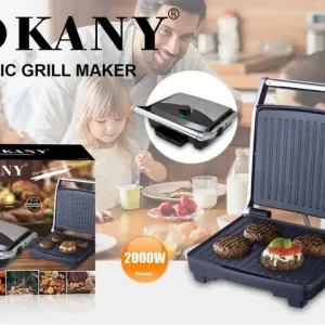 Електричний гриль Sokany KJ-210 2000W контактний гриль новий