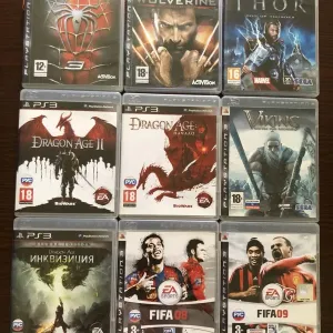 Sony PlayStation 3: Dragon Age, X-Men Origins Wolverine, Thor LittleBigPlanet Кукловод Turok Transformers Assassins Creed Черный Флаг, Angry Birds NFS