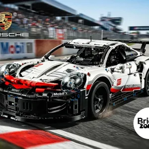 ‼️1580 деталей‼️ Конструктор Porsche 911 RSR (42096)