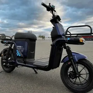 Велоскутер Crosser MAX літій батарея 60V/30AH/1200W - Синій