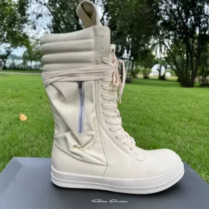 кеды рик овенс,высокие геобаскеты карго Rick Owens Cargo Geobasket Boots