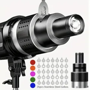 Проекційна насадка Bowens 36° | Optical Snoot + 35 Gobo + 5 фільтрів