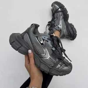 Кросівки Balenciaga 3XL Grey premium | Кроссовки жіночі чоловічі