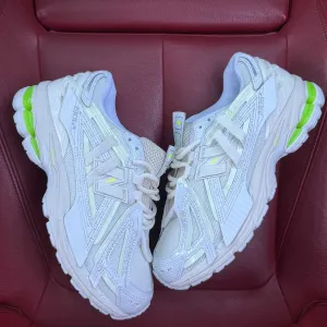 (БЕЗ ПЕРЕДОПЛАТИ) New Balance 1906A White Green нью беленс 1906а білі зелені сітчасті кросівки з деконструйованими деталями та амортизацією N-ergy