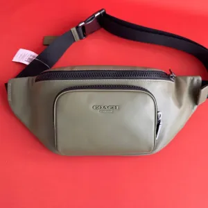 COACH RACER BELT BAG ОРИГІНАЛ USA Чоловіча шкіряна сумка барсетка Бананка через плече NEW