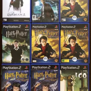 Sony PlayStation 2: Harry Potter, Hitman ICO Jak KillZone MetalSlug Manhunt Mafia  Megaman Mortal Kombat, Metal Gear Solid Maximo Buzz Legacy of Kain