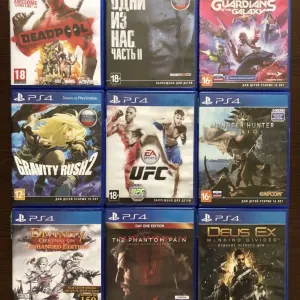 Sony PlayStation 4: Gravity Rush, Doom Fallout 4 GOTY Assassin’s Creed Изгой, Черный Флаг Sekiro Dragon Age Инквизиция Panzer Dragon Full Throttle