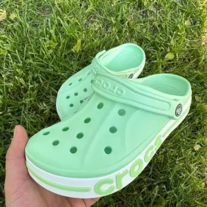 Крокси бірюзові жіночі кроксы женские crocs bayaband 36-45 розмір