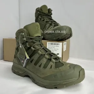 Ботинки Salomon Forces 2 Olive тактические военные берцы олива GTX