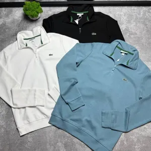Lacoste 1/3 zip / Полузамок /Лакоста Всі розміри Нова