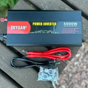 Преобразователь инвертор інвертор с чистой синусоидой 12v/220 5000вт. Інвертор для автомобільних акумуляторів. Перетворювач напруги чистий синус
