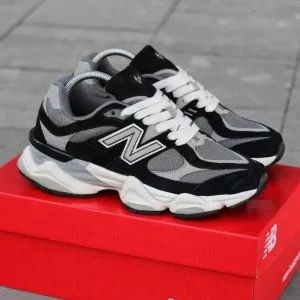 (БЕЗ ПЕРЕДОПЛАТИ) New Balance 9060 Cordura Gore-Tex Black White нью беленс 9060 чорно білі водонепроникні замшеві кросівки Gore-Tex
