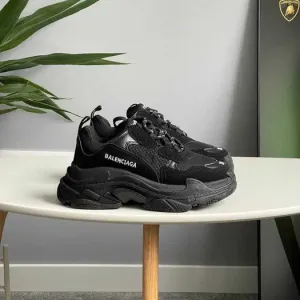 Кросівки Balenciaga Triple S V1 Black/White premium | Кроссовки жіночі чоловічі