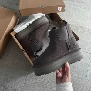 Уггі UGG Neumel Chelsea Platform Graphite premium натуральні матеріали