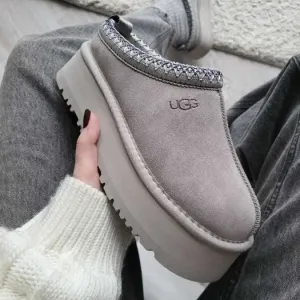 Уггі UGG Tasman Platform All Grey premium угги осінні/зимові з хутром