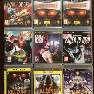 Sony PS3: Killzone Кукловод Killer is Dead, Mafia 2 (російська), Max Payne, Metsl Gear Solid, Little Big Planet, Mortal Kombat The Last of Us LA Noire
