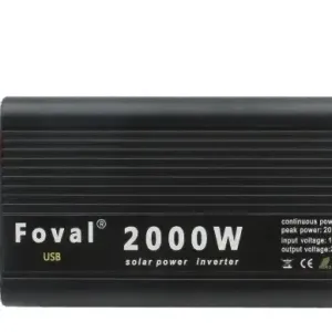 Инвертор преобразователь напряжения с чистым синусом Foval 2000W