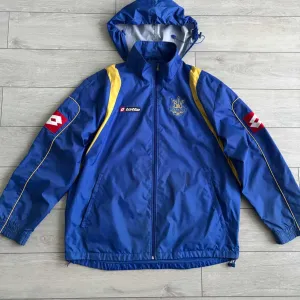 Спортивна Футбольна Куртка Збірна Україна З Футболку Лотто Ukraine Lotto Football Soccer Vintage Size XXL 2XL ХХЛ 2ХЛ Розмір Вітрівка Вінтаж Оригінал
