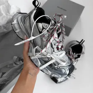 Balenciaga 3XL Grey Silver трендові кросівки баленсіага на платформі