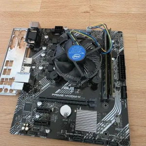 Intel i5-10400f 4.3ghz/Материнка Asus H410MK 6ядер 12потоків Мощний комплект для ПК