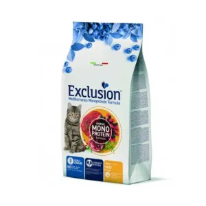 Корм Exclusion для котів та кошенят курка/яловичина/тунець 1,5 кг
