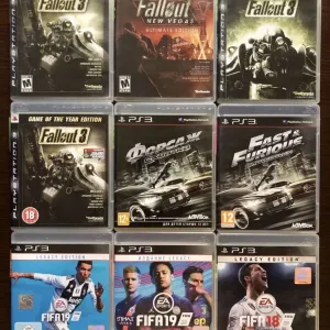 Sony PlayStation 3: Driver Сан-Франциско, Dead Space, Rage Fallout 3, Dragon Age Начало, Wolfenstein FiFA 2019, FarCry Blur Castlevania Rayman Origins