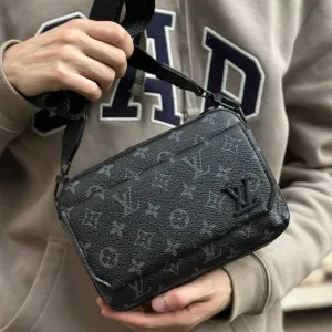 Мужская сумка LV через плечо Louis Vuitton мессенджер Луи Витон | Чоловіча сумка через плече Луі Вітон барсетка на подарунок