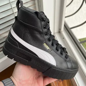 Оригінал! Жіночі шкіряні кеди черевики Puma Mayze