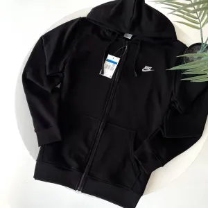 Зіп худі Nike чорне/ чорна зіпка найк/ худі найк базове/чоловіче худі