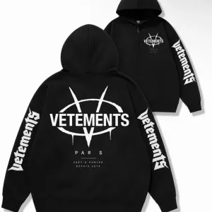 Новинка Зип худи Vetements Logo унисекс  Ветементс Ветмо кофта толстовка лонгслив свитшот на подарок