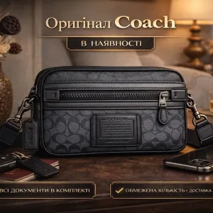 ОРИГИНАЛ! Мессенджер Coach crossbody * Чоловіча сумка * Мужская сумка*