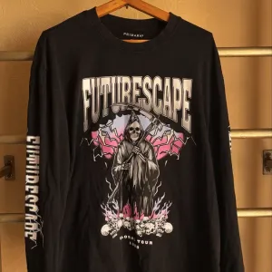 Лонгслів Primark Futurescape рок тур / гранж альт готика XL