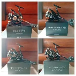‼️ Акція ‼️Daiwa Certate LT 24 4000C; Shimano Twin Power 24 4000M, 4000PG; XD 25 4000PG