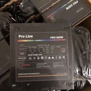 Блок живлення (ATX 600W) для геймерських ПК, Pro Line ОЕМ (80 PLUS)