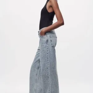 Джинси Zara світло-блакитні loose mid-waist fit  розмір 38 M