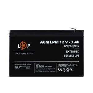 Аккумулятор  Logicpower GL AGM MG 12V 1.3\2.3\5\7\7.2\7.5\9аh