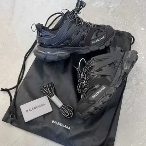 Женские кроссовки Balenciaga Track Black Luxe. Размеры 36-41