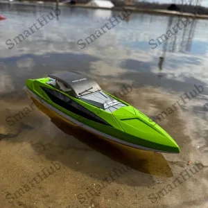 Лодка на радиоуправлении Sea Phantom Зеленый 28 км/ч . Катер на пульте