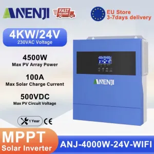 Anenji 4000W 24V - гібридні інвертори