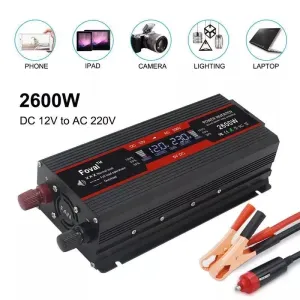 ТОП Инверто 12v/220v 2600w З правильним є СІНУСОМ запускає газови
