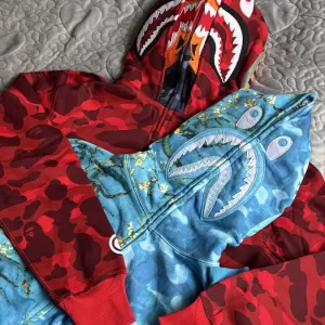 зип-худи от бренда A Bathing Ape (BAPE) Van Gog