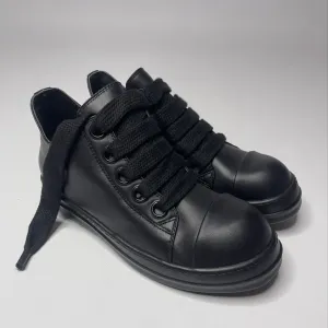 Нові Кеди Rick Owens Jumbo Laces Low/Leather Black/size 38-44