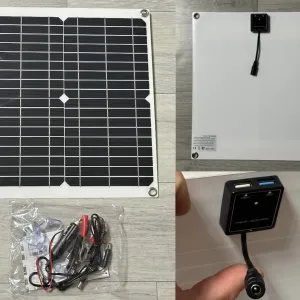 Солнечная панель 20W-80W  с контролером 100A